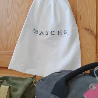 Wäsche Sack blau